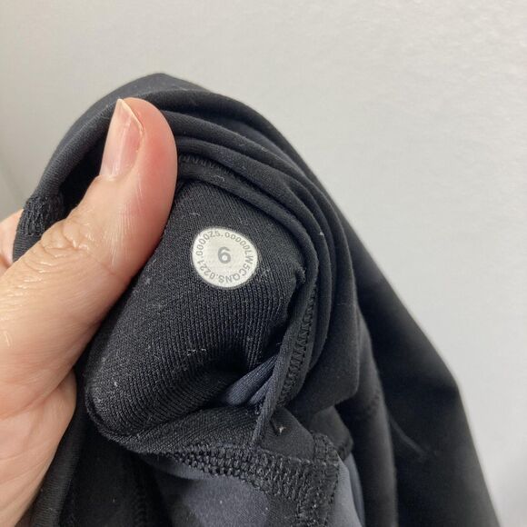 Lululemon Pants Womens 6 Black Camo Align High Rise Leggings Yoga Athletic Gym - Picture 7 of 14